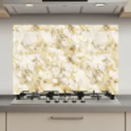 Warm - Gouden - Marmer - Patroon keuken achterwand spatscherm klein 900 -3d_website