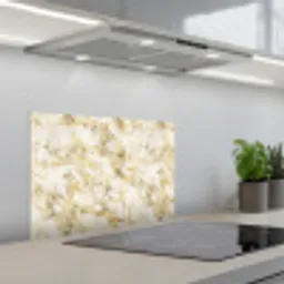 Warm - Gouden - Marmer - Patroon keuken achterwand spatscherm klein 900 -3d_schuin
