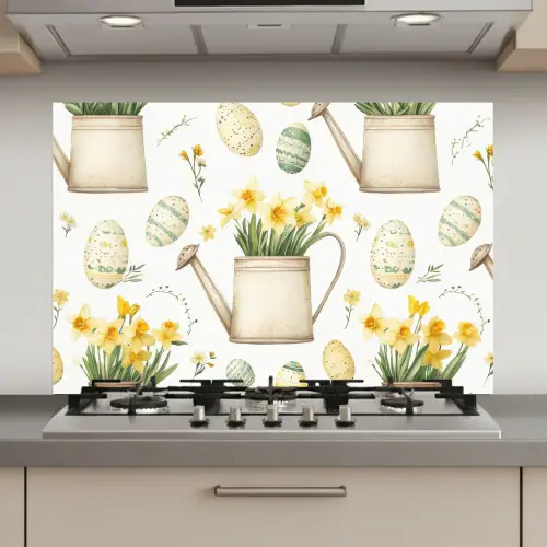 Gieter - Bloemen - Eieren keuken achterwand spatscherm klein -3d_website