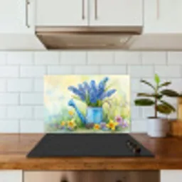 Gieter - Lavendel - Bloesems keuken achterwand spatscherm klein -sfeer2