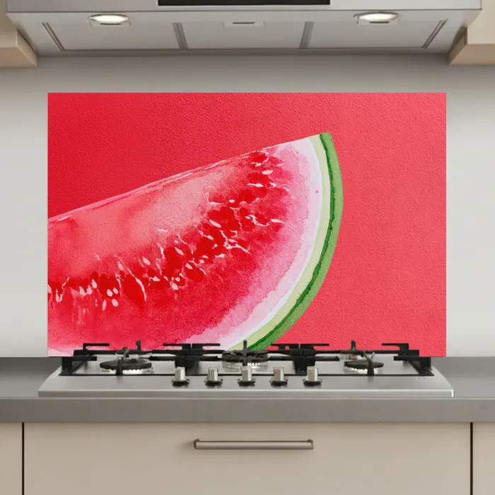 Watermeloen - Rood - Zomers keuken achterwand spatscherm klein -3d_website