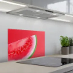 Watermeloen - Rood - Zomers keuken achterwand spatscherm klein -3d_schuin