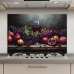 Wijn - Fruit - Stilleven keuken achterwand spatscherm klein -3d_website