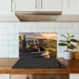 Wijn - Druiven - Heuvels - Landschap keuken achterwand spatscherm klein -sfeer2