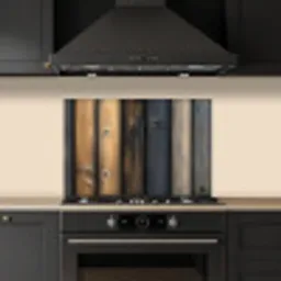 Hout - Planken - Gemengd keuken achterwand spatscherm klein -sfeer1