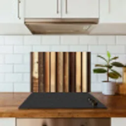 Hout - Planken - Natuurlijk keuken achterwand spatscherm klein -sfeer2
