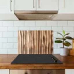 Hout - Stam - Lichtbruin keuken achterwand spatscherm klein -sfeer2