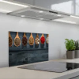 Houten Lepels Harmonie keuken achterwand spatscherm klein -3d_schuin
