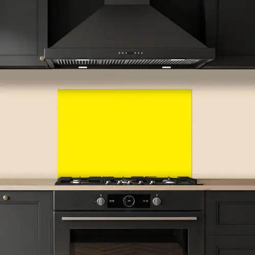 Geel - Citroen - Neon - Kleuren keuken achterwand spatscherm klein 900 -sfeer1