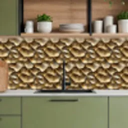 Abstract - Antiek - Goud keuken achterwand 2 middel 871 -sfeer3