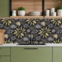 Abstract - Bloemen - Patronen keuken achterwand 2 middel 871 -sfeer3