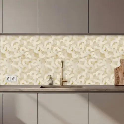 Abstract - Lijnen - Beige keuken achterwand 2 middel 871 zz_3dshopping