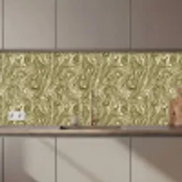 Abstract - Marmer - Groen keuken achterwand 2 middel 871 zz_3dshopping