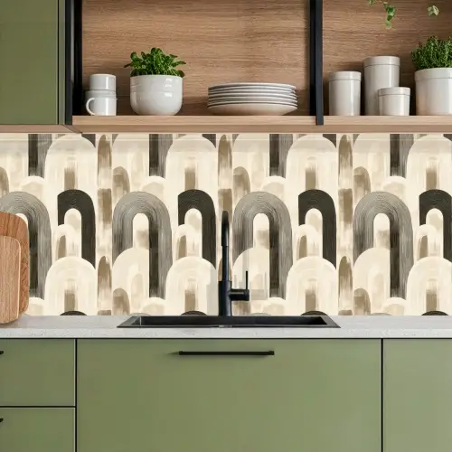 Abstract - Patroon - Bogen keuken achterwand 2 middel 871 -sfeer3