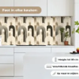 Abstract - Patroon - Bogen keuken achterwand 2 middel 871 -sfeer4_NL