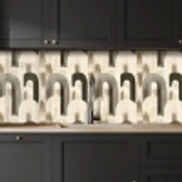 Abstract - Patroon - Bogen keuken achterwand 2 middel 871 -sfeer1