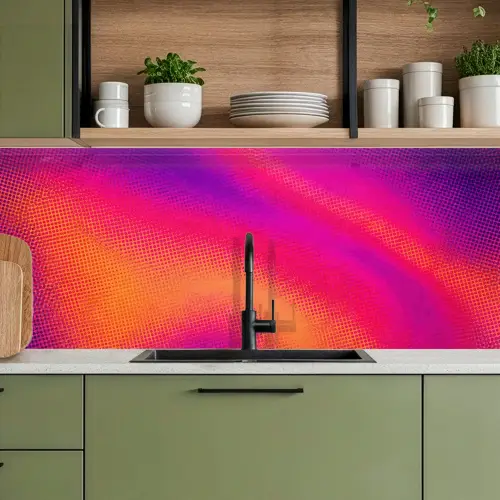 Abstract - Patroon - Kleurverloop keuken achterwand 2 middel -sfeer3