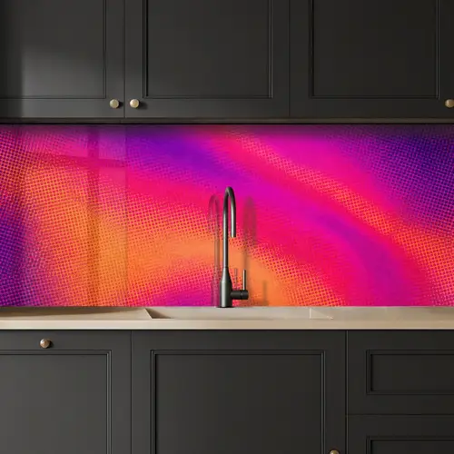 Abstract - Patroon - Kleurverloop keuken achterwand 2 middel -sfeer1