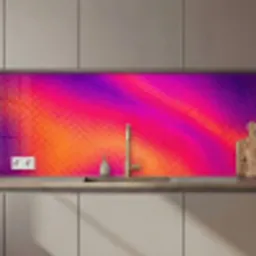 Abstract - Patroon - Kleurverloop keuken achterwand 2 middel zz_3dshopping