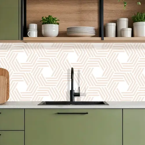 Abstract - Patronen - Design keuken achterwand 2 middel 871 -sfeer3