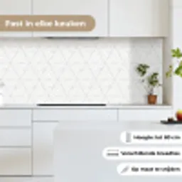 Abstract - Patronen - Design - Driehoek keuken achterwand 2 middel 871 -sfeer4_NL