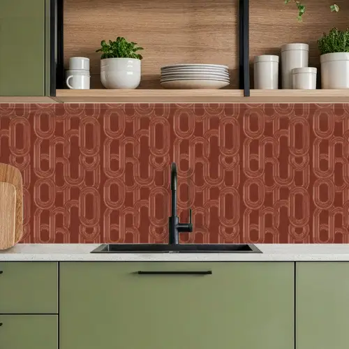 Abstract - Textuur - Bruin keuken achterwand 2 middel 871 -sfeer3