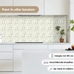 Abstract - Structuur - Grijs - Wit keuken achterwand 2 middel 871 -sfeer4_NL