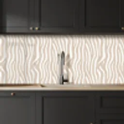 Abstract - Zebra - Beige keuken achterwand 2 middel 871 -sfeer1