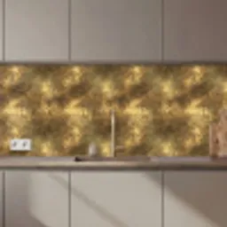 Antiek - Metaallook - Goud keuken achterwand 2 middel 871 zz_3dshopping