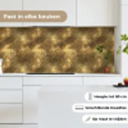 Antiek - Metaallook - Goud keuken achterwand 2 middel 871 -sfeer4_NL
