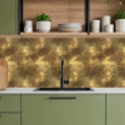 Antiek - Metaallook - Goud keuken achterwand 2 middel 871 -sfeer3