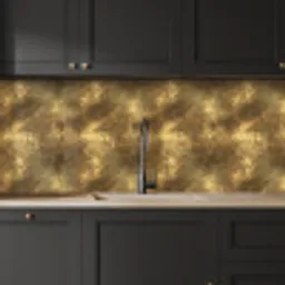 Antiek - Metaallook - Goud keuken achterwand 2 middel 871 -sfeer1