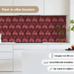 Antiek - Bloemen - Kleurrijk keuken achterwand 2 middel 871 -sfeer4_NL