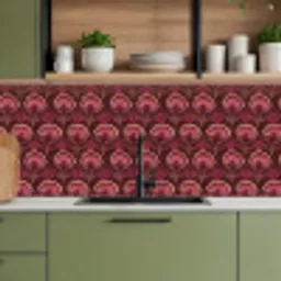 Antiek - Bloemen - Kleurrijk keuken achterwand 2 middel 871 -sfeer3