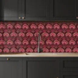 Antiek - Bloemen - Kleurrijk keuken achterwand 2 middel 871 -sfeer1