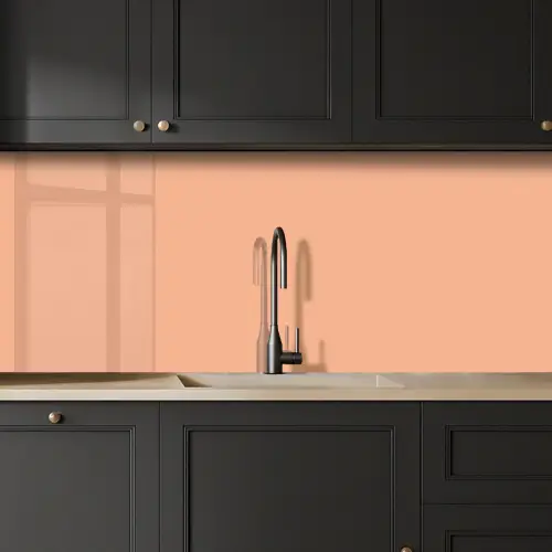 Abrikoos - Roze - Pastel - Effen - Kleur keuken achterwand 2 middel 871 -sfeer1
