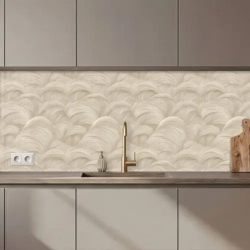Bogen - Patroon - Beige keuken achterwand 2 middel 871 zz_3dshopping
