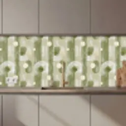 Artistiek - Modern - Groen keuken achterwand 2 middel 871 zz_3dshopping