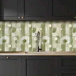 Artistiek - Modern - Groen keuken achterwand 2 middel 871 -sfeer1