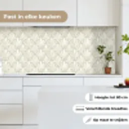 Barok - Patroon - Beige keuken achterwand 2 middel 871 -sfeer4_NL