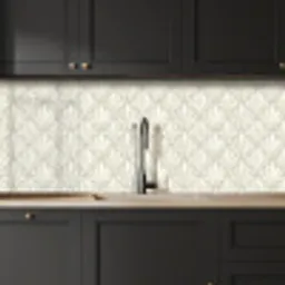 Barok - Patroon - Beige keuken achterwand 2 middel 871 -sfeer1