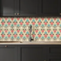 Barok - Retro - Kleurrijk keuken achterwand 2 middel 871 -sfeer1