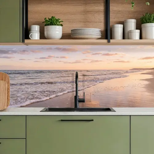 Strand - Branding - Wolken keuken achterwand 2 middel -sfeer3