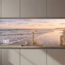 Strand - Branding - Wolken keuken achterwand 2 middel zz_3dshopping