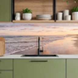 Strand - Branding - Wolken keuken achterwand 2 middel -sfeer3