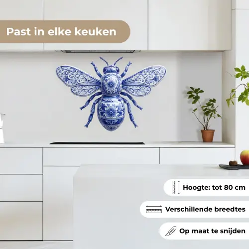 Bij - Modern - Delfts - Blauw keuken achterwand 2 middel -sfeer4_NL