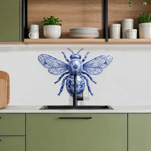Bij - Modern - Delfts - Blauw keuken achterwand 2 middel -sfeer3