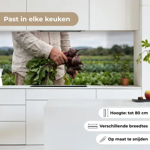Bieten - Vers - Moestuin keuken achterwand 2 middel -sfeer4_NL