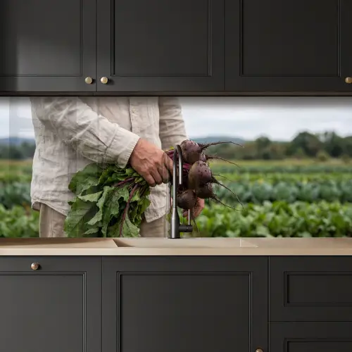 Bieten - Vers - Moestuin keuken achterwand 2 middel -sfeer1