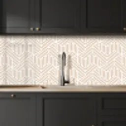 Beige - Geometrie - Patronen - Abstract keuken achterwand 2 middel 871 -sfeer1
